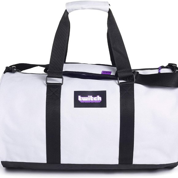Twitch Logo Ice and Purple Duffel Shoulder Bag - Picture 1 of 4